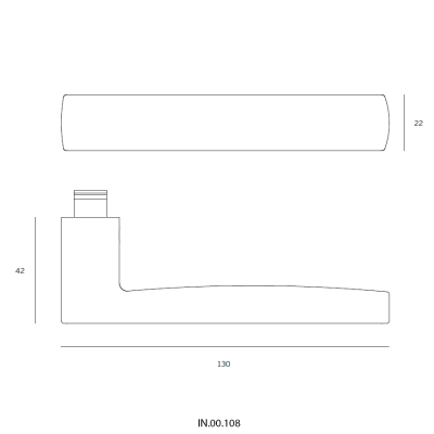 Ручка дверная IN.00.108