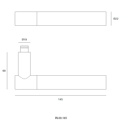 Ручка дверная IN.00.185