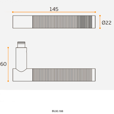 Ручка дверная IN.00.188