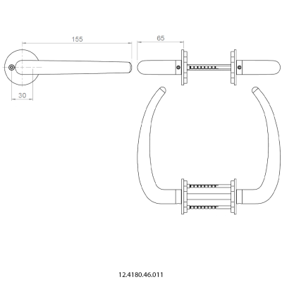 Ручка дверная 12.4181.46