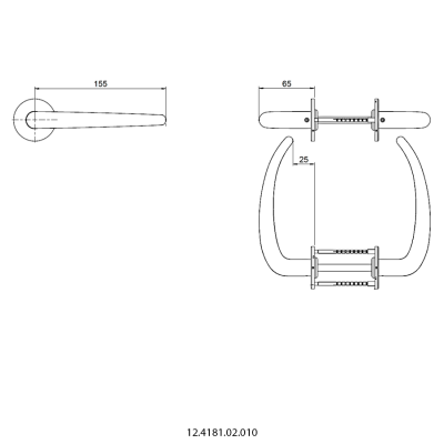 Ручка дверная 12.4181.02