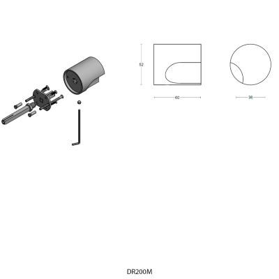 Ручка-кноб DR200V