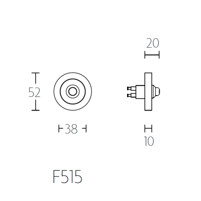 Звонок дверной F515