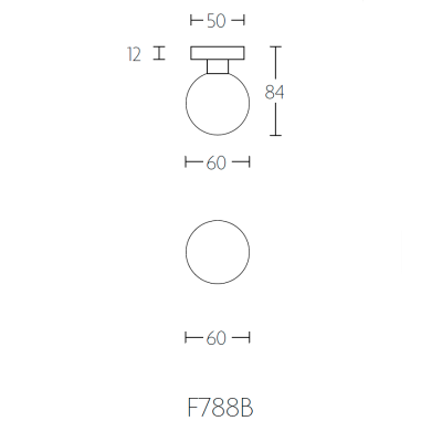 Ручка фиксированная F788