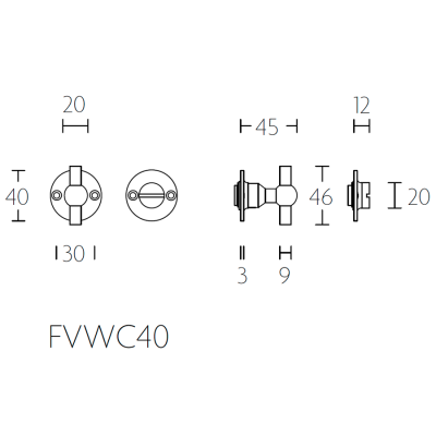 WC-комплект FVWC40