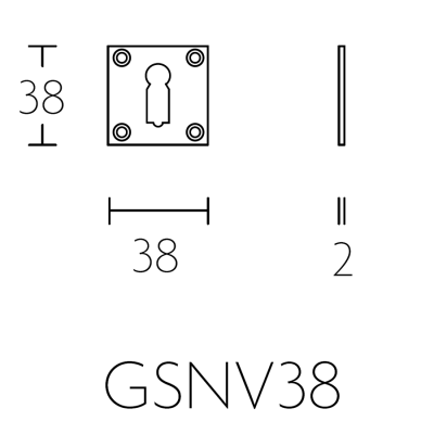 Розетка GSNV38