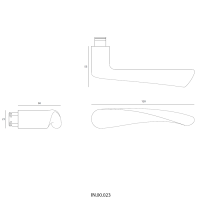 Ручка дверная IN.00.023