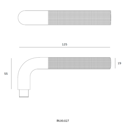 Ручка дверная IN.00.027