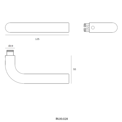 Ручка дверная IN.00.028
