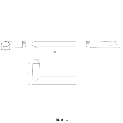 Ручка дверная IN.00.032