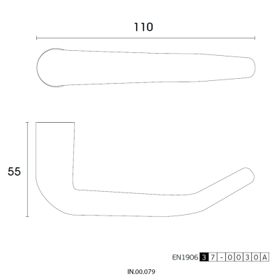 Ручка дверная IN.00.079