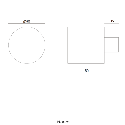 Ручка-кноб IN.00.093