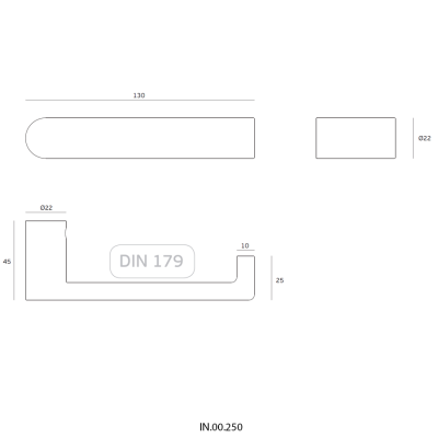 Ручка дверная IN.00.250