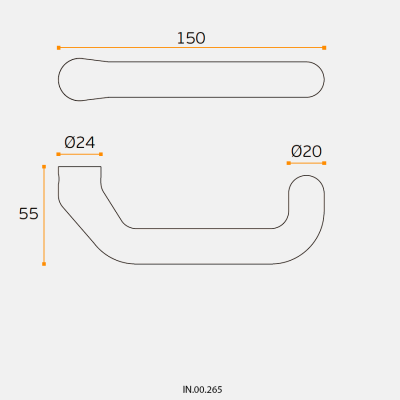 Ручка дверная IN.00.265