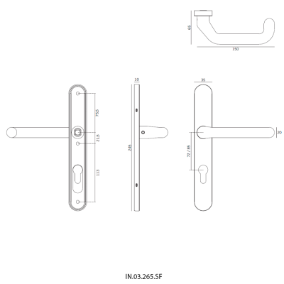 Ручка дверная IN.03.265