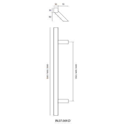 Ручка-скоба IN.07.009.D
