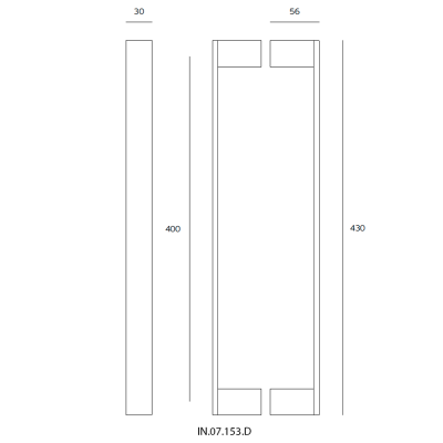 Ручка-скоба IN.07.153.D