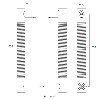 Ручка-скоба IN.07.187.D