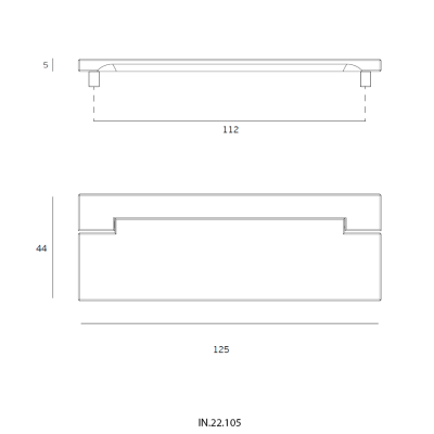 Ручка мебельная IN.22.105