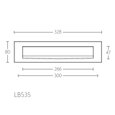 Крышка почтового ящика LB535