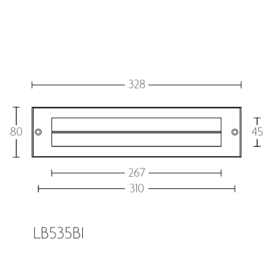 Крышка почтового ящика LB535BI