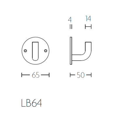 Крючок LB64