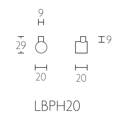 Крючок LBPH20