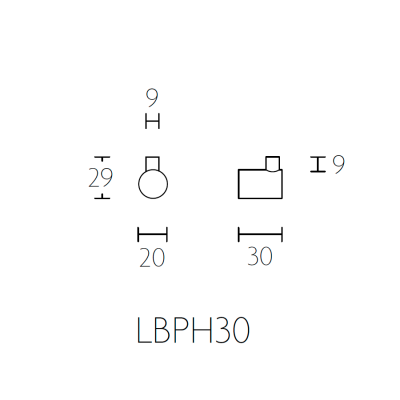 Крючок LBPH20