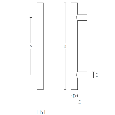 Ручка-скоба LBT