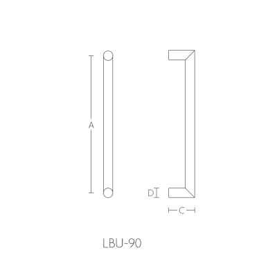 Ручка-скоба LBU-90