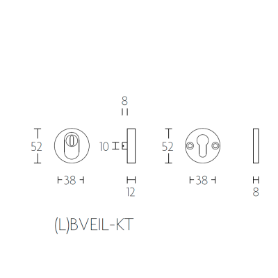 Розетка (L)BVEIL-KT