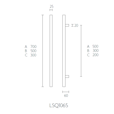 Ручка-скоба LSQ1065