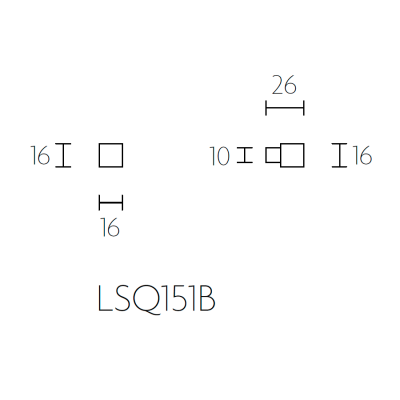 Ручка мебельная LSQ151A