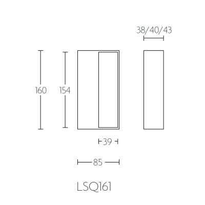 Ручка торцевая LSQ161