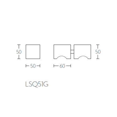 Ручка-кноб LSQ51G