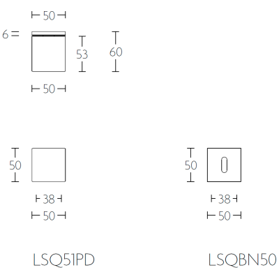 Ручка дверная LSQ51PD