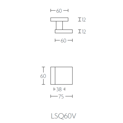 Ручка фиксированная LSQ60V