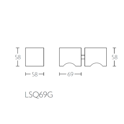 Ручка-кноб LSQ51G