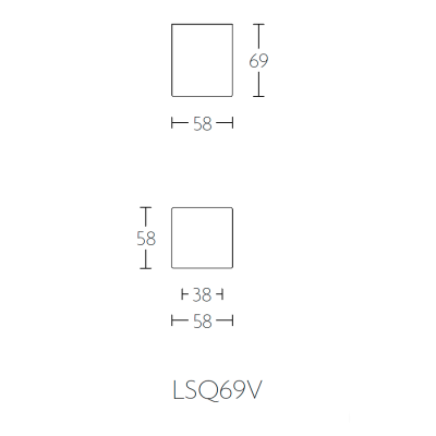 Ручка-кноб LSQ69V