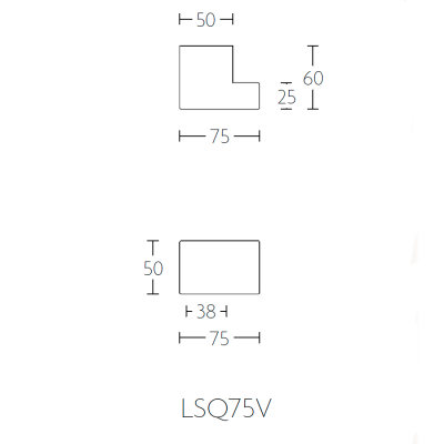 Ручка-кноб LSQ75V