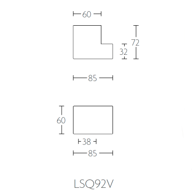 Ручка-кноб LSQ92V