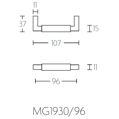 Ручка мебельная MG1930