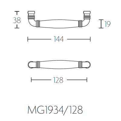 Ручка мебельная MG1934