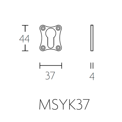 Розетка MSNK37