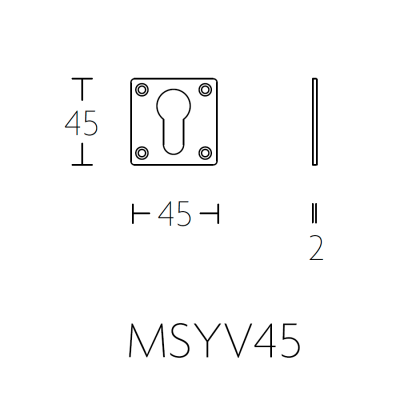 Розетка MSNV45