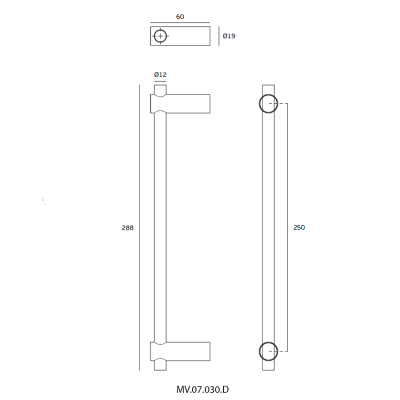 Ручка-скоба MV.07.030.D