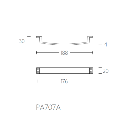 Ручка оконная PA707