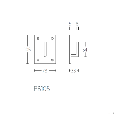 Крючок для одежды PB90