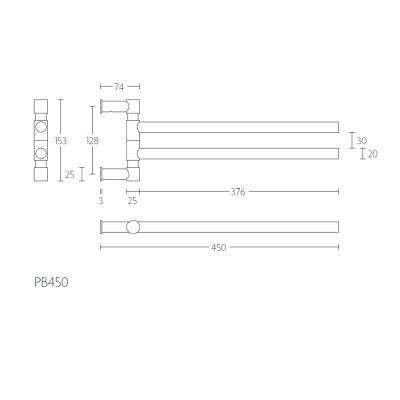 Полотенцедержатель PB450