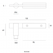 Ручка дверная IN.00.080
